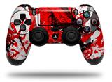 WraptorSkinz Skin compatible with Sony PS4 Dualshock Controller PlayStation 4 Original Slim and Pro Red Graffiti (CONTROLLER NOT INCLUDED)