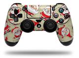 WraptorSkinz Skin compatible with Sony PS4 Dualshock Controller PlayStation 4 Original Slim and Pro Lots of Santas (CONTROLLER NOT INCLUDED)