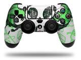 WraptorSkinz Skin compatible with Sony PS4 Dualshock Controller PlayStation 4 Original Slim and Pro Cartoon Skull Green (CONTROLLER NOT INCLUDED)