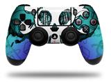 WraptorSkinz Skin compatible with Sony PS4 Dualshock Controller PlayStation 4 Original Slim and Pro Cartoon Skull Rainbow (CONTROLLER NOT INCLUDED)
