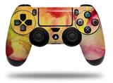 WraptorSkinz Skin compatible with Sony PS4 Dualshock Controller PlayStation 4 Original Slim and Pro Painting Yellow Splash (CONTROLLER NOT INCLUDED)