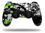 WraptorSkinz Skin compatible with Sony PS4 Dualshock Controller PlayStation 4 Original Slim and Pro Baja 0018 Lime Green (CONTROLLER NOT INCLUDED)