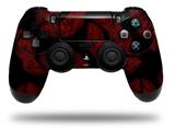 WraptorSkinz Skin compatible with Sony PS4 Dualshock Controller PlayStation 4 Original Slim and Pro Red And Black Lips (CONTROLLER NOT INCLUDED)