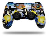 WraptorSkinz Skin compatible with Sony PS4 Dualshock Controller PlayStation 4 Original Slim and Pro Tropical Fish 01 Black (CONTROLLER NOT INCLUDED)