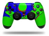 WraptorSkinz Skin compatible with Sony PS4 Dualshock Controller PlayStation 4 Original Slim and Pro Drip Blue Green Red (CONTROLLER NOT INCLUDED)