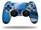 WraptorSkinz Skin compatible with Sony PS4 Dualshock Controller PlayStation 4 Original Slim and Pro Paint Blend Blue (CONTROLLER NOT INCLUDED)