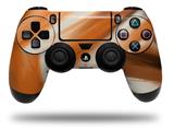 WraptorSkinz Skin compatible with Sony PS4 Dualshock Controller PlayStation 4 Original Slim and Pro Paint Blend Orange (CONTROLLER NOT INCLUDED)