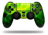 WraptorSkinz Skin compatible with Sony PS4 Dualshock Controller PlayStation 4 Original Slim and Pro Cubic Shards Green (CONTROLLER NOT INCLUDED)