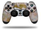 WraptorSkinz Skin compatible with Sony PS4 Dualshock Controller PlayStation 4 Original Slim and Pro Pastel Gilded Marble (CONTROLLER NOT INCLUDED)