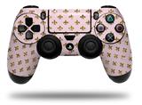 WraptorSkinz Skin compatible with Sony PS4 Dualshock Controller PlayStation 4 Original Slim and Pro Gold Fleur-de-lis (CONTROLLER NOT INCLUDED)