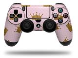 WraptorSkinz Skin compatible with Sony PS4 Dualshock Controller PlayStation 4 Original Slim and Pro Golden Crown (CONTROLLER NOT INCLUDED)