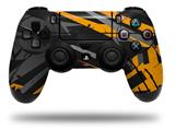 WraptorSkinz Skin compatible with Sony PS4 Dualshock Controller PlayStation 4 Original Slim and Pro Baja 0014 Orange (CONTROLLER NOT INCLUDED)