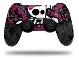 WraptorSkinz Skin compatible with Sony PS4 Dualshock Controller PlayStation 4 Original Slim and Pro Girly Skull Bones (CONTROLLER NOT INCLUDED)