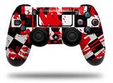 WraptorSkinz Skin compatible with Sony PS4 Dualshock Controller PlayStation 4 Original Slim and Pro Checkerboard Splatter (CONTROLLER NOT INCLUDED)