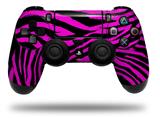 WraptorSkinz Skin compatible with Sony PS4 Dualshock Controller PlayStation 4 Original Slim and Pro Pink Zebra (CONTROLLER NOT INCLUDED)