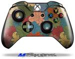 Decal Skin Wrap fits Microsoft XBOX One Wireless Controller Flowers Pattern 01