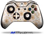 Decal Skin Wrap fits Microsoft XBOX One Wireless Controller Flowers Pattern 15