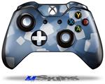 Decal Skin Wrap fits Microsoft XBOX One Wireless Controller Bokeh Squared Blue