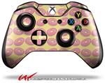 Decal Skin Wrap fits Microsoft XBOX One Wireless Controller Donuts Yellow