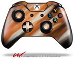 Decal Skin Wrap fits Microsoft XBOX One Wireless Controller Paint Blend Orange