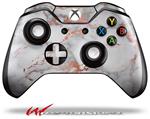 Decal Skin Wrap fits Microsoft XBOX One Wireless Controller Rose Gold Gilded Grey Marble