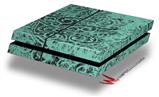 Vinyl Decal Skin Wrap compatible with Sony PlayStation 4 Original Console Folder Doodles Seafoam Green (PS4 NOT INCLUDED)