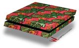 Vinyl Decal Skin Wrap compatible with Sony PlayStation 4 Original Console Famingos and Flowers Coral (PS4 NOT INCLUDED)