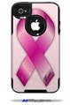 Hope Breast Cancer Pink Ribbon on Pink - Decal Style Vinyl Skin fits Otterbox Commuter iPhone4/4s Case (CASE SOLD SEPARATELY)