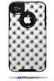 Kearas Daisies Black on White - Decal Style Vinyl Skin fits Otterbox Commuter iPhone4/4s Case (CASE SOLD SEPARATELY)