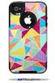 Brushed Geometric - Decal Style Vinyl Skin fits Otterbox Commuter iPhone4/4s Case (CASE SOLD SEPARATELY)