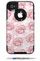 Flowers Pattern Roses 13 - Decal Style Vinyl Skin fits Otterbox Commuter iPhone4/4s Case (CASE SOLD SEPARATELY)