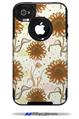 Flowers Pattern 19 - Decal Style Vinyl Skin fits Otterbox Commuter iPhone4/4s Case (CASE SOLD SEPARATELY)