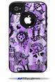 Scene Kid Sketches Purple - Decal Style Vinyl Skin fits Otterbox Commuter iPhone4/4s Case (CASE SOLD SEPARATELY)