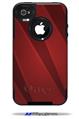 VintageID 25 Red - Decal Style Vinyl Skin fits Otterbox Commuter iPhone4/4s Case (CASE SOLD SEPARATELY)