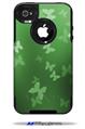 Bokeh Butterflies Green - Decal Style Vinyl Skin fits Otterbox Commuter iPhone4/4s Case (CASE SOLD SEPARATELY)