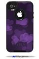 Bokeh Hearts Purple - Decal Style Vinyl Skin fits Otterbox Commuter iPhone4/4s Case (CASE SOLD SEPARATELY)