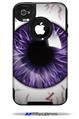 Eyeball Purple - Decal Style Vinyl Skin fits Otterbox Commuter iPhone4/4s Case (CASE SOLD SEPARATELY)