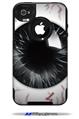Eyeball Black - Decal Style Vinyl Skin fits Otterbox Commuter iPhone4/4s Case (CASE SOLD SEPARATELY)