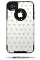 Hearts Green - Decal Style Vinyl Skin fits Otterbox Commuter iPhone4/4s Case (CASE SOLD SEPARATELY)
