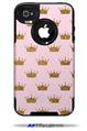 Golden Crown - Decal Style Vinyl Skin fits Otterbox Commuter iPhone4/4s Case (CASE SOLD SEPARATELY)