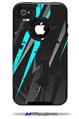 Baja 0014 Neon Teal - Decal Style Vinyl Skin fits Otterbox Commuter iPhone4/4s Case (CASE SOLD SEPARATELY)