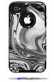 Liquid Metal Chrome - Decal Style Vinyl Skin compatible with Otterbox Commuter iPhone4/4s Case (CASE SOLD SEPARATELY)