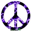 Electrify Purple - Peace Sign Car Window Decal 6 x 6 inches