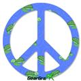 Turtles - Peace Sign Car Window Decal 6 x 6 inches