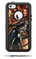 Devil Girl - Decal Style Vinyl Skin fits Otterbox Defender iPhone 5C Case (CASE SOLD SEPARATELY)
