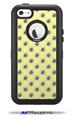 Kearas Daisies Yellow - Decal Style Vinyl Skin fits Otterbox Defender iPhone 5C Case (CASE SOLD SEPARATELY)