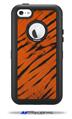 Tie Dye Bengal Belly Stripes - Decal Style Vinyl Skin fits Otterbox Defender iPhone 5C Case (CASE SOLD SEPARATELY)