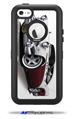 1957 Buick Roadmaster Burgundy - Decal Style Vinyl Skin fits Otterbox Defender iPhone 5C Case (CASE SOLD SEPARATELY)