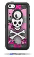 Princess Skull Heart - Decal Style Vinyl Skin fits Otterbox Defender iPhone 5C Case (CASE SOLD SEPARATELY)