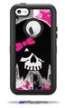 Scene Kid Girl Skull - Decal Style Vinyl Skin fits Otterbox Defender iPhone 5C Case (CASE SOLD SEPARATELY)